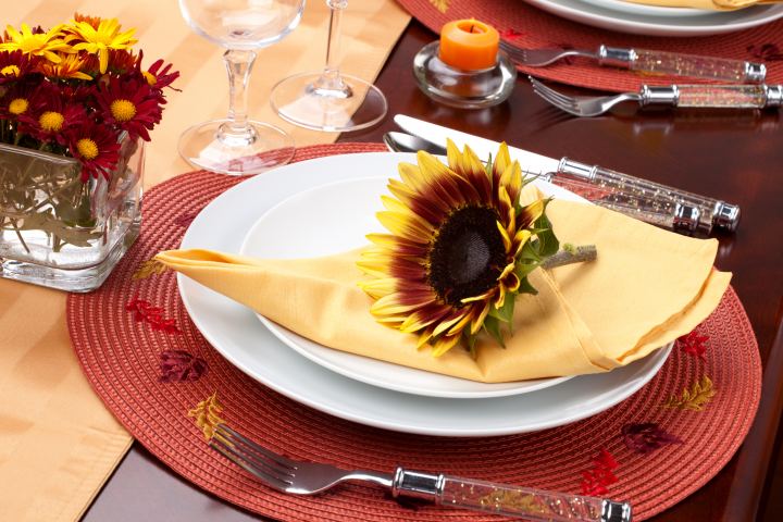 Sunflower On A Plate