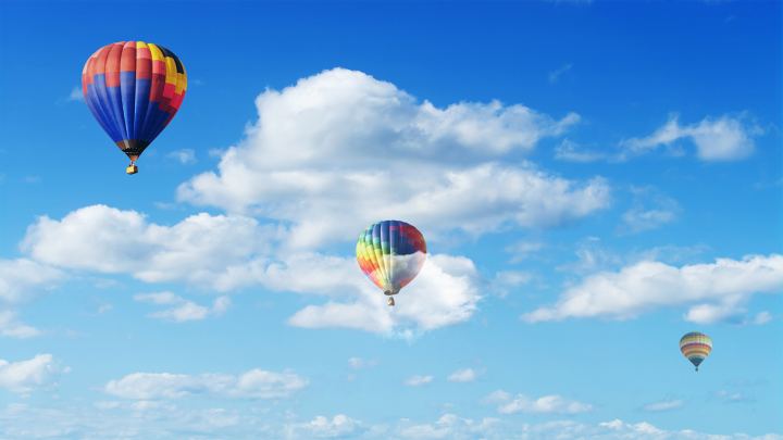 Colorful Hot Air Balloons